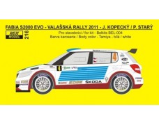 Decal – Fabia S2000 EVO - Valašská rally 2011 "Retro design"